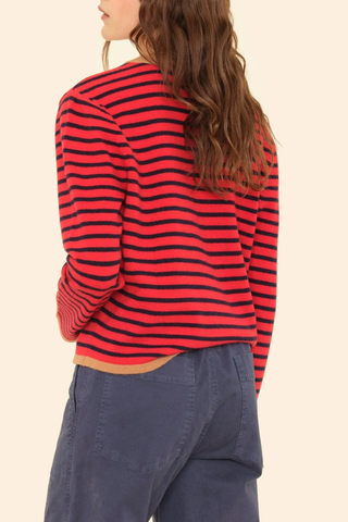 Maxwell Sweater | Red Stripe