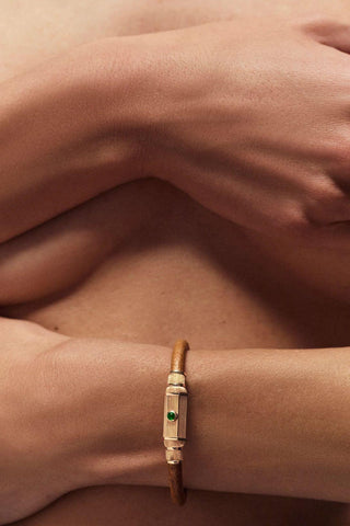 Lasso Locket Bracelet | Emerald