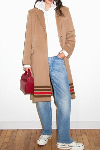 The Gramercy Coat | Camel Multi