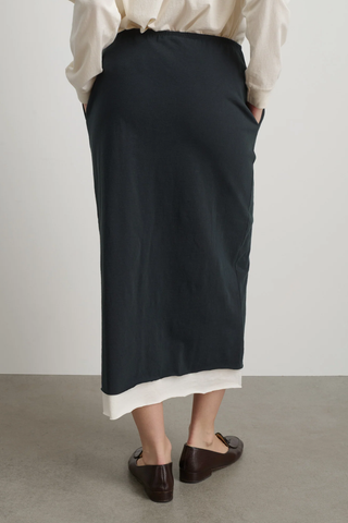 Slip Skirt | Faded Black/Oyster Overdye