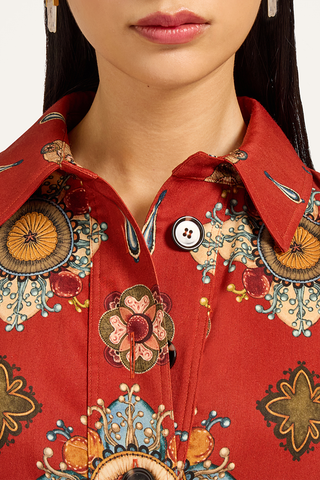 Short Artemis Dress | Nucleus Placée Rust