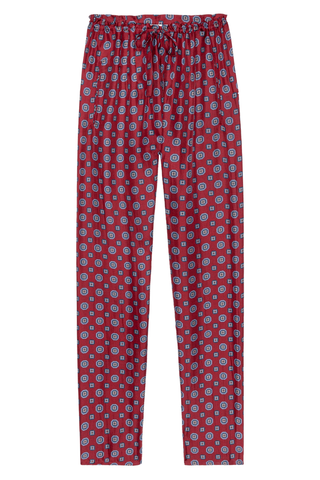 The Tailored Pull On Pant | Medallion Tie Print