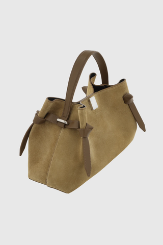 Gyoza Handbag | Fennel Suede