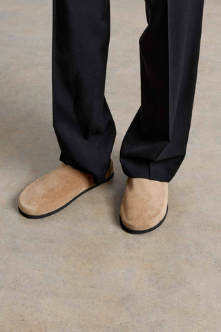Vico Suede Mule | Caramel
