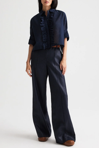 Next Ex W/ Ruffle Shirt | Midnight