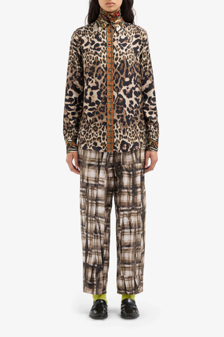 Aloe Longsleeve Silk Shirt | Corallo Nomade 519340