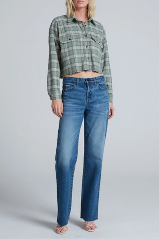 Crosby Flannel Shirt | Green Plaid