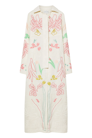 “Iris Velvet” Elegant Coat | Rainbow