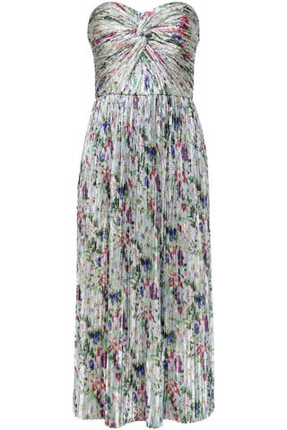 Adelaide Strapless Pleated Dress | Sterling Floral