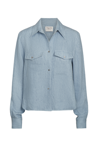 New Carter Shirt | Light Indigo