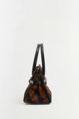 River Small Top Handle Bag | Cacao Multi