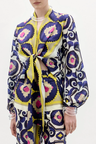 Honey Blouse | Yellow Mosaic