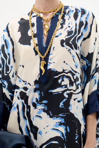 Elea Tunic | Deep Sea Abstract