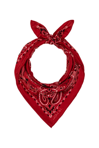 The Silk Bandana | True Red