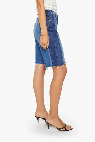Mid Rise Maven Bermuda Fray Short | Double Stacked