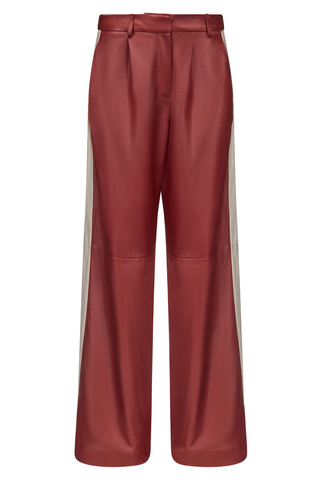Hudson W/ Tux Stripe Pant | Karanda Red / Bone