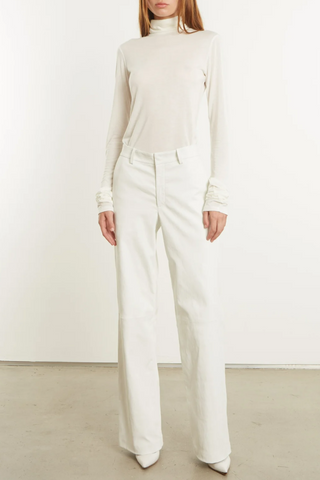 Baggy Lowrise Trousers | White