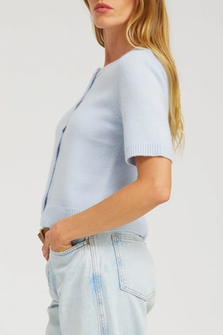 Cashmere Anita Cardigan | Baby Blue