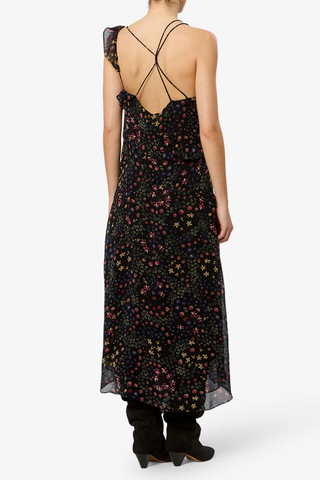 Luxie Dress | Black/Ecru