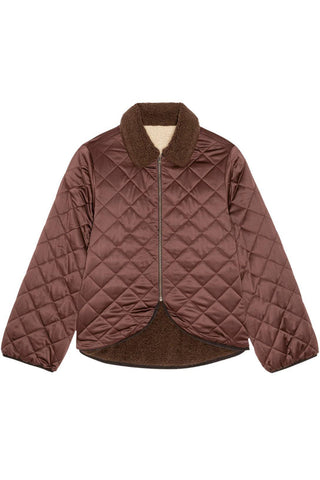 The Reversible Western Yoke Pasture Jacket | Brown W/ Cream