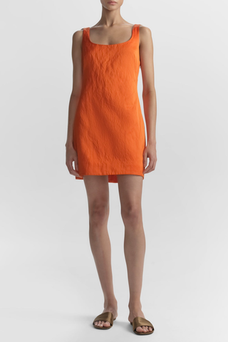 valentines mini dress Faye Satin Mini Dress