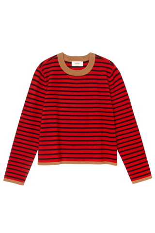 Maxwell Sweater | Red Stripe