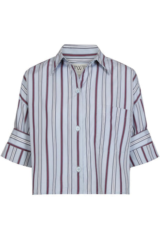 Next Ex Poplin Shirt | Light Grey Multi