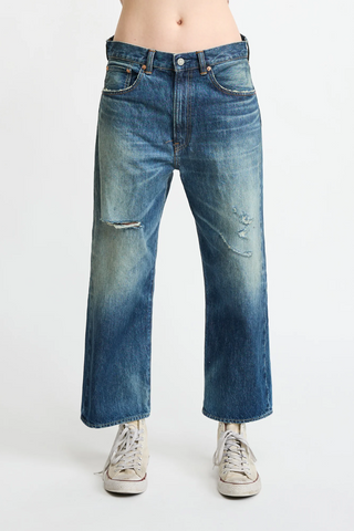 Haisley Slouch Boyfriend Jean | Esher Blue