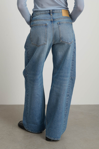 Relaxed Lasso Cuffed Jean | Jane Wash