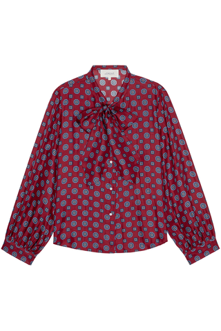 The Zenith Top | Medallion Tie Print