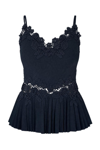 Estelle Crochet Top | Noir