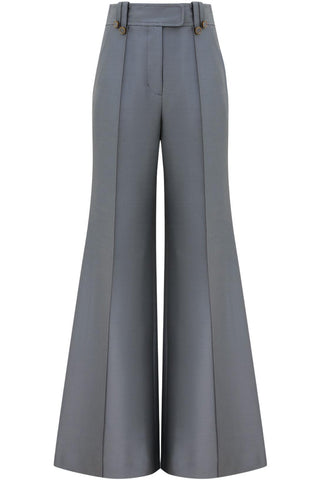 Valiant Structured Flare Pant | Airforce