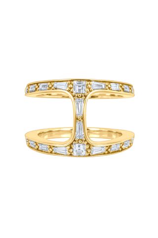 Dame Phantom Ring | Baguette Diamonds