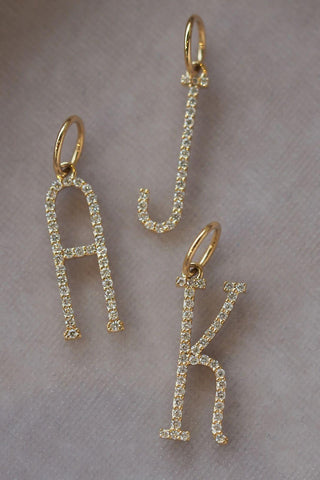 Diamond Character Charm | J