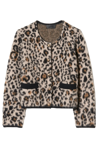Beyton Cardigan | Jute Leopard