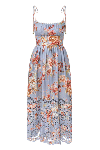 Awaken Picnic Dress | Chambray Floral