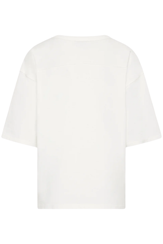 Organic Cotton Match Tee | Off White