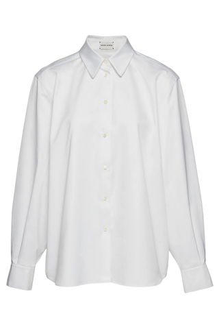 Oversized Cotton Shirt | White