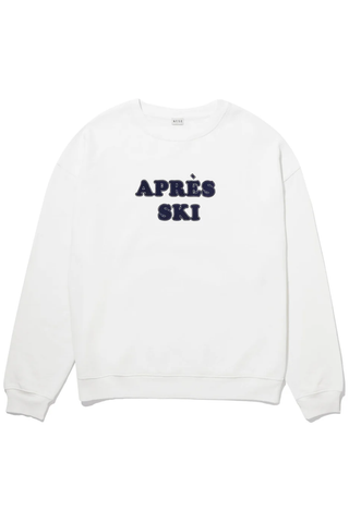 The Oversized Apres Ski Town Sweatshirt | Cream