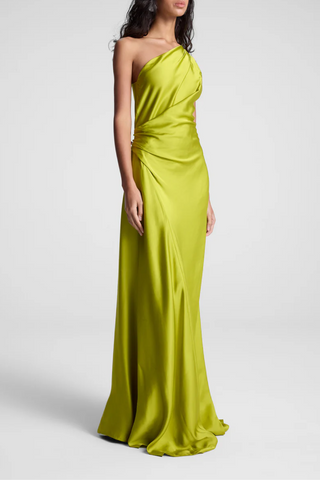 Aster Gown | Green Amber
