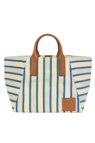 The Riviera Tote | Green Stripe