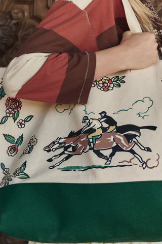 The Derby Tote | Cream