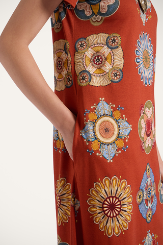 Sporty Swing Dress | Nucleus Rust