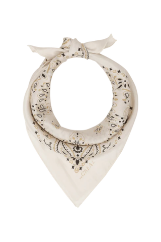 The Silk Bandana | Cream