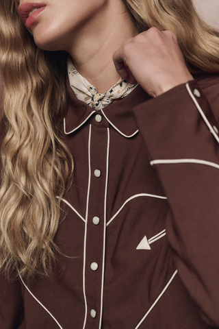 The Western Shirt | Brown