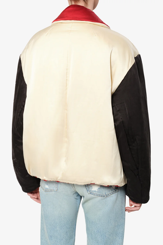 Bleza Silk Coat | Champagne