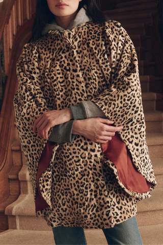 The Swingy Cape | Vintage Leopard