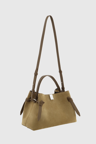 Gyoza Handbag | Fennel Suede