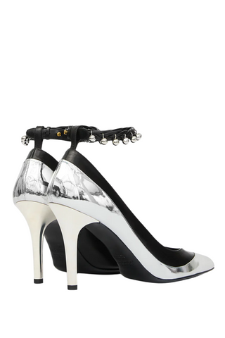 Peleny Heel | Silver/Black