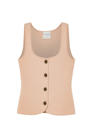 Wool And Cashmere Bustier Waistcoat | Cashmere